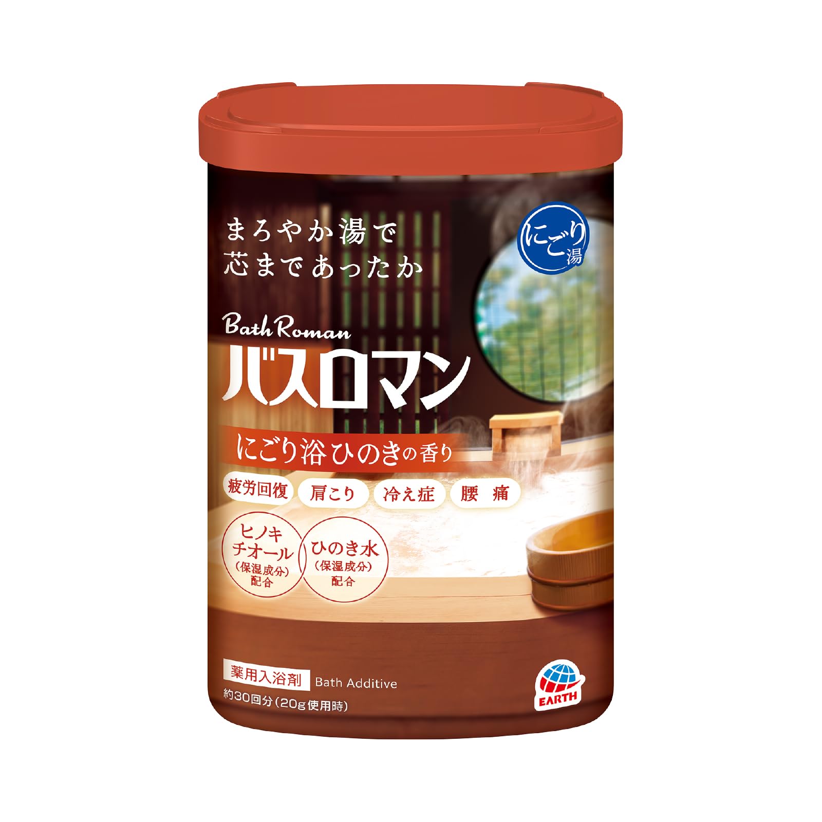 【의약부외품】버스로만 입욕제 니고리욕 노송나무의 향기 [600g]
