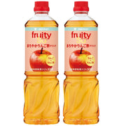미쓰칸 업무용 과일 부드러운 사과 식초 음료 1000ml × 2 개 (6 배 농축 타입) [ 마시는 식초 사과 식초 사과 식초 사과 식초