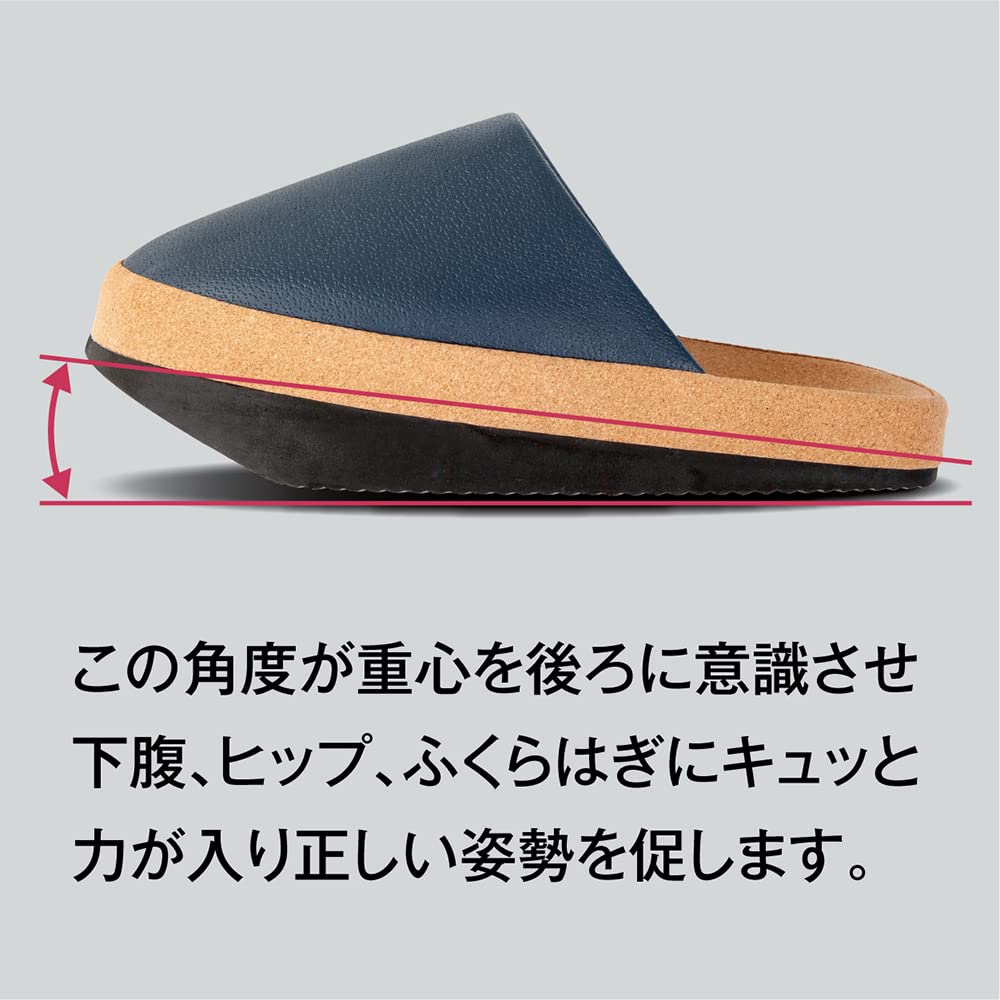 [알팩스] 몸통 트레이닝 슬리퍼 실내 맨즈 몸통 강화 Sliet(슬리엣) 블랙 25.0-27.0 cm