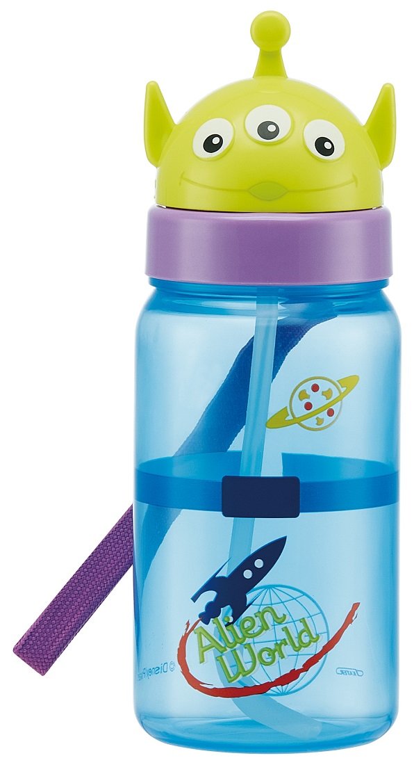 스케이터 (Skater) 다이 컷 빨대 식 물통 외계인 장난감 스토리 디즈니 350ml PBS3STD