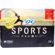 소피 스포츠(SPORTS) 냅킨 엇갈림에 강하다 특히 많은 낮용 날개 없음 26 cm 24장[냅킨]