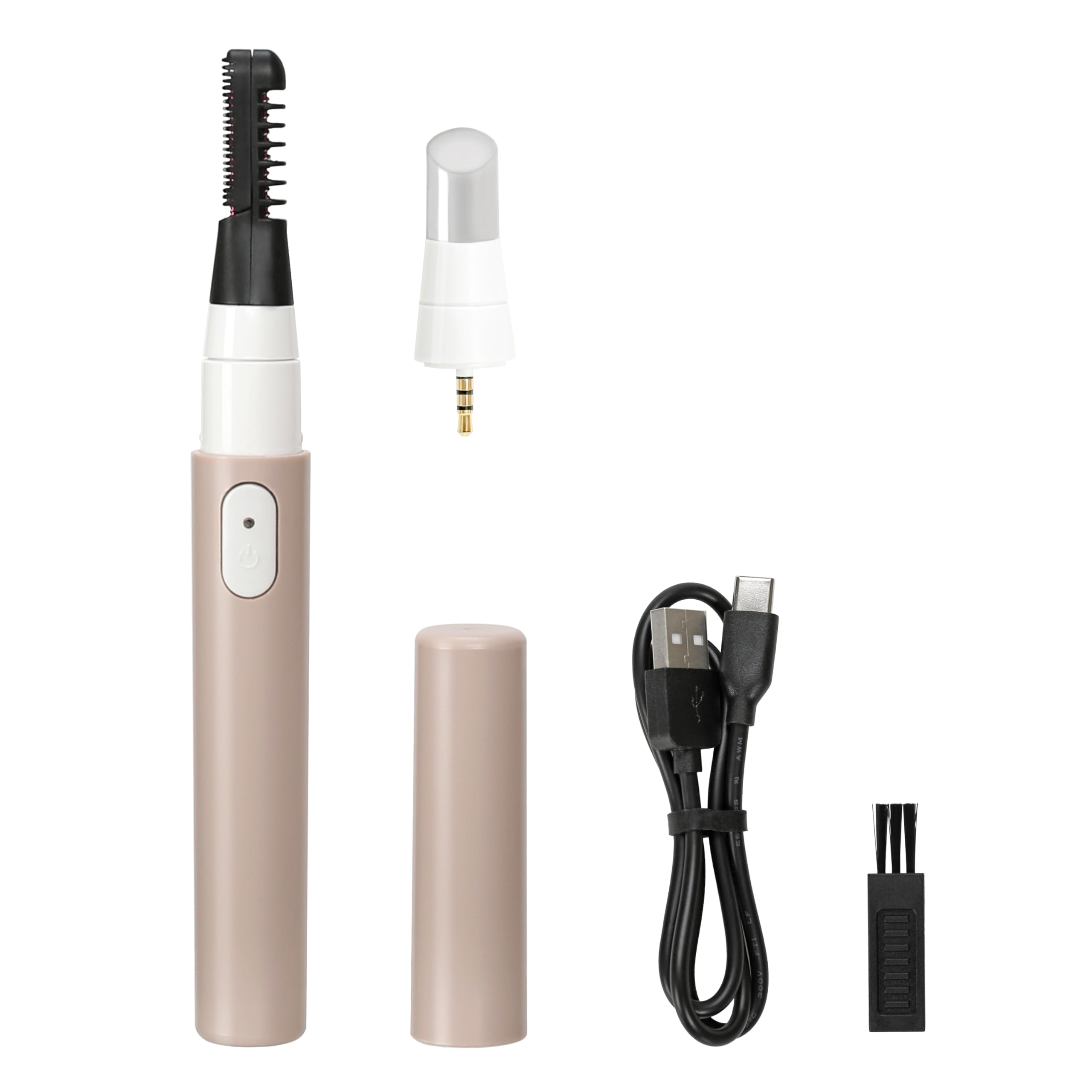 로젠스타 속눈썹 컬러 & 포인트 에스테틱 USB 충전식 속눈썹 컬러 포인트 에스테틱 2WAY 눈매 케어 립 케어 ER-824EX 베이지