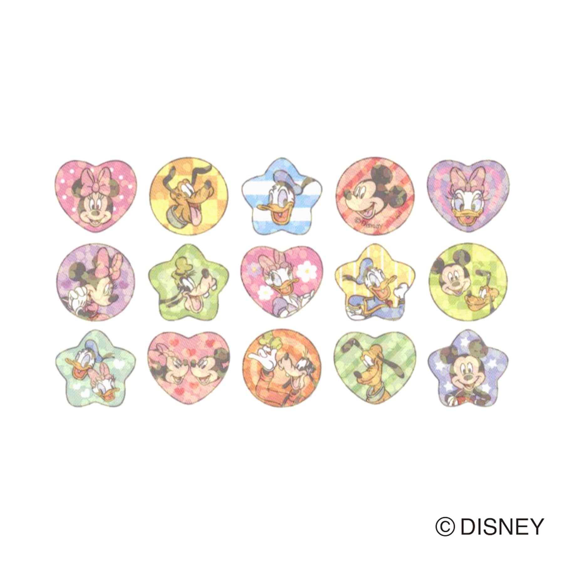 Ohajiki Seal Flakes 15 Pieces [Mickey and Friends] 134024