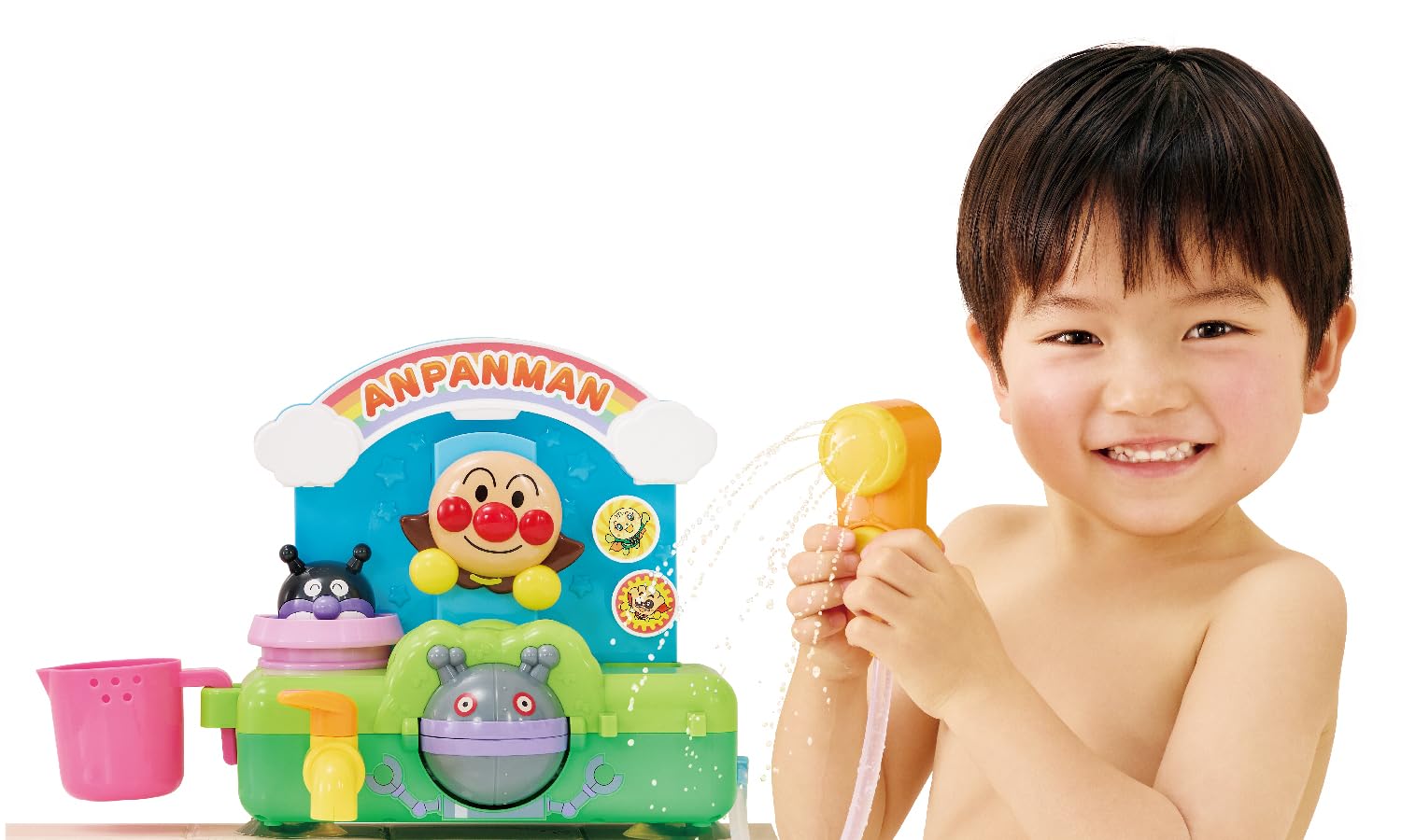 AGATSUMA Let's play together! Anpanman in the bath [no batteries required] (Target age: 3 years old or older)