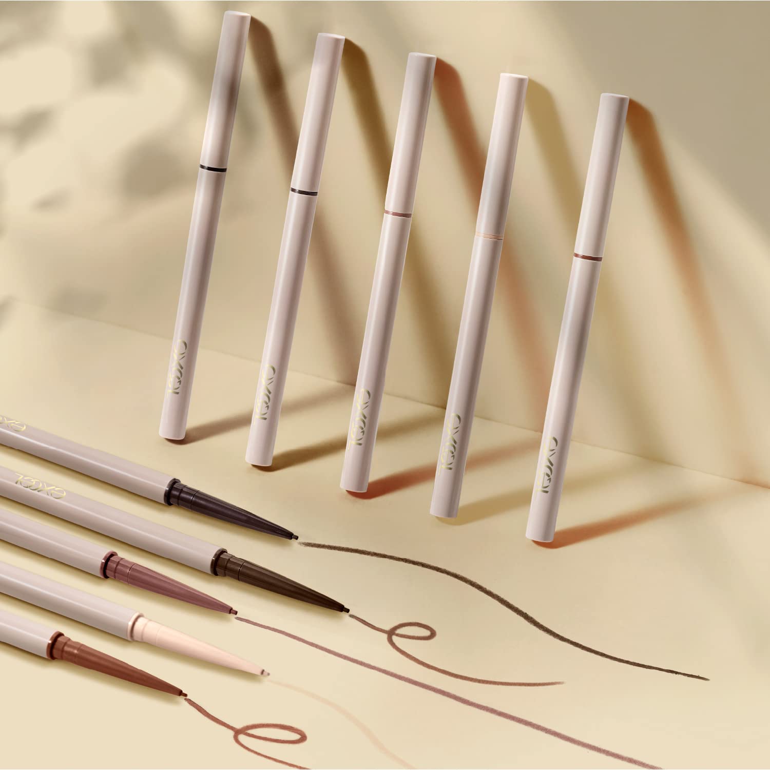 excel Nuance Full Pencil Liner NP04 (Ivory Beige) Bút kẻ mắt Bút chì kẻ mắt