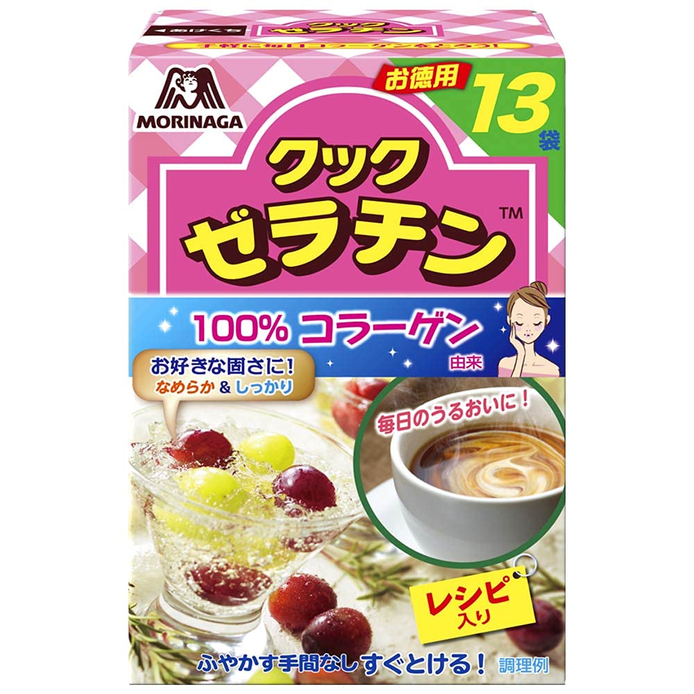 Morinaga Cook Gelatin 13 túi (5g x 13P) x 4 hộp