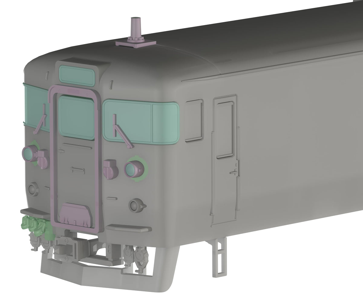 PLUM 1/80 急行・近郊型用シールドビーム・鉄仮面化パーツセット PP273