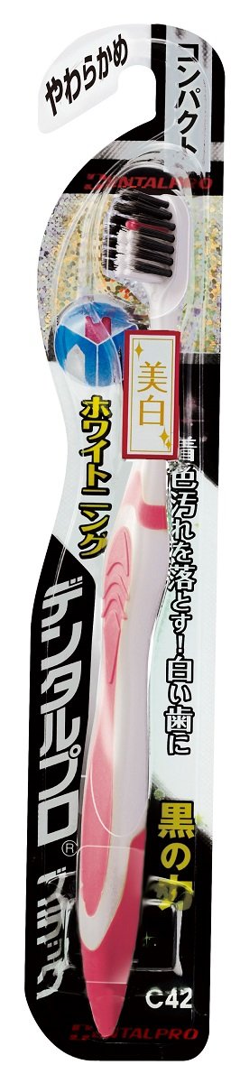 덴탈 프로 블랙 화이트닝 컴팩트 부드러운