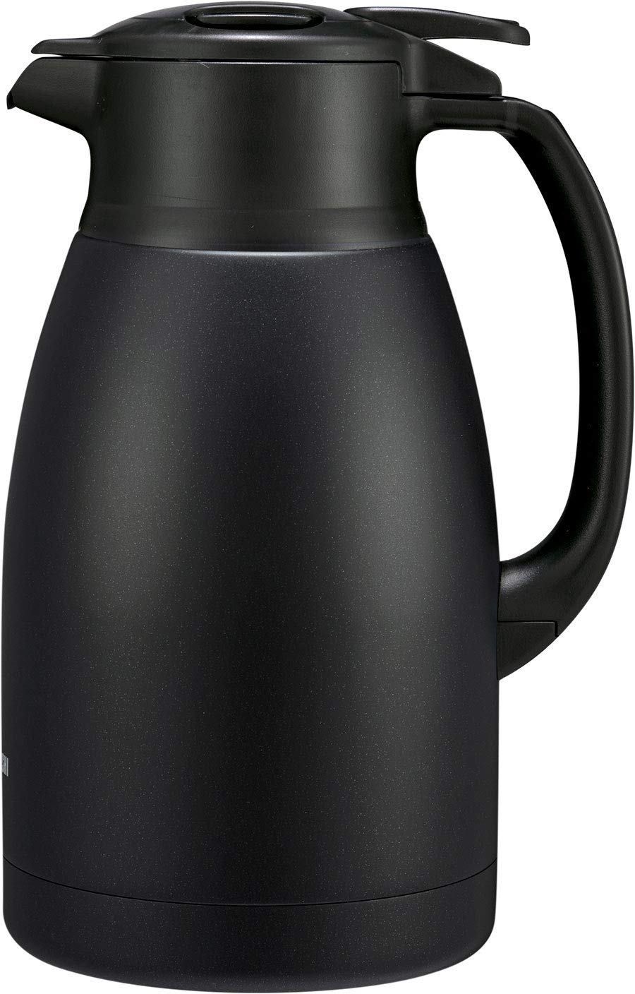 Zojirushi Mahobin Stainless Steel Pot 1.5L Pot Tabletop Wide Mouth Approximately 6.5cm Stainless Steel Vacuum Double Layer Mahobin Heat/Cold Matte Black SH-HC15-BM