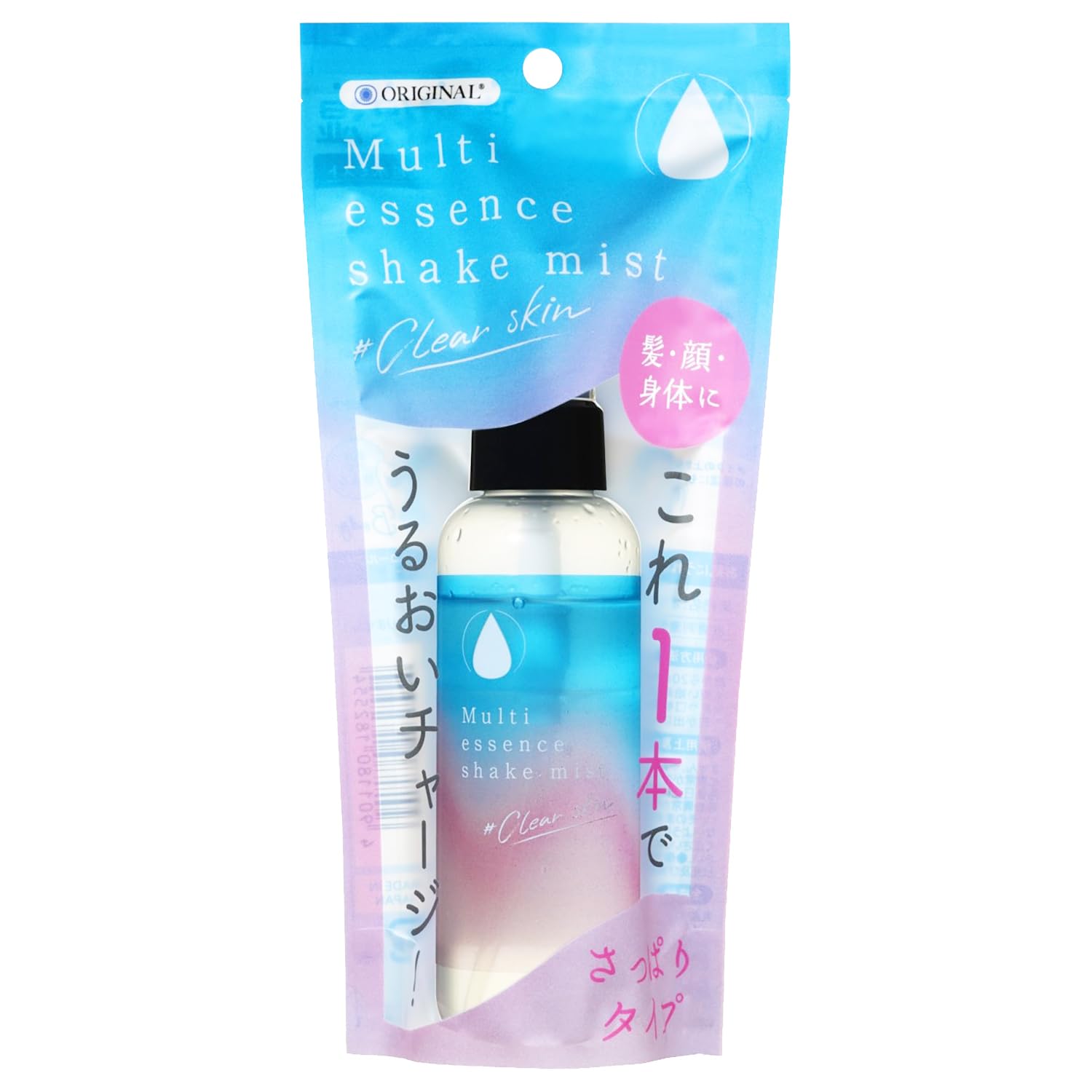 멀티 에센스 쉐이크 미스트 깔끔한 타입 # 클리어 스킨 100mL