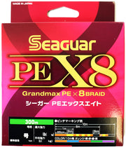 Seaguar Line PE Line Seaguar PE X8 Fishing PE Line 300m No. 1.5 26lb (11.8kg) Multi