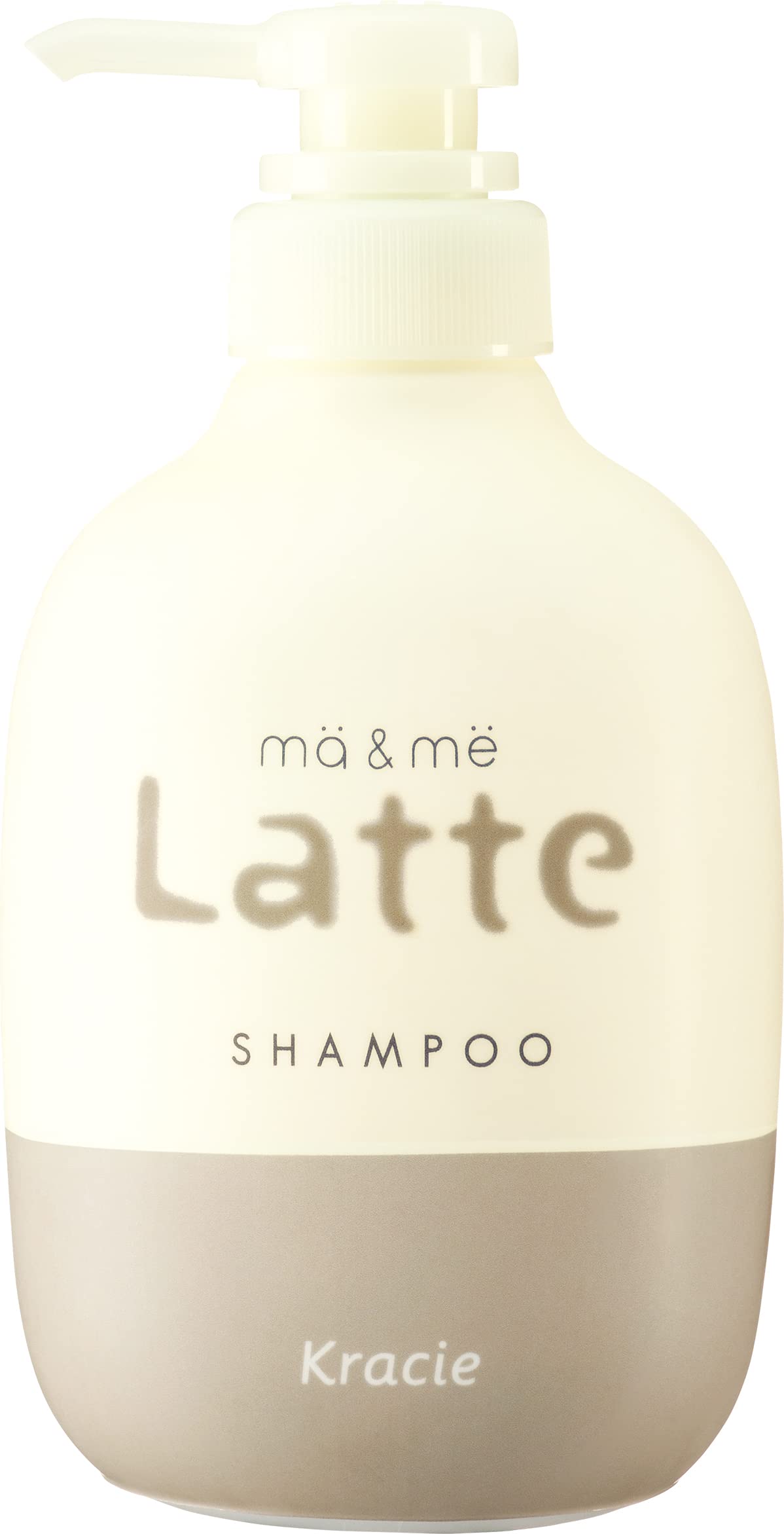 머 & 미 Latte 샴푸 펌프 490mL 프리미엄 W 우유 단백질 배합 (애플 & 피오니 향기)