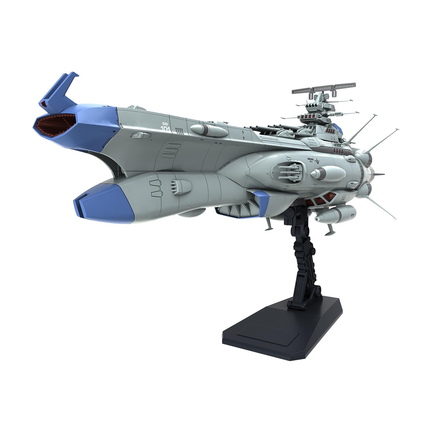 BANDAI SPIRITS Yamato Forever REBEL3199 Arizona Class Space Battleship Arizona 1/1000 Scale Color Coded Plastic Model
