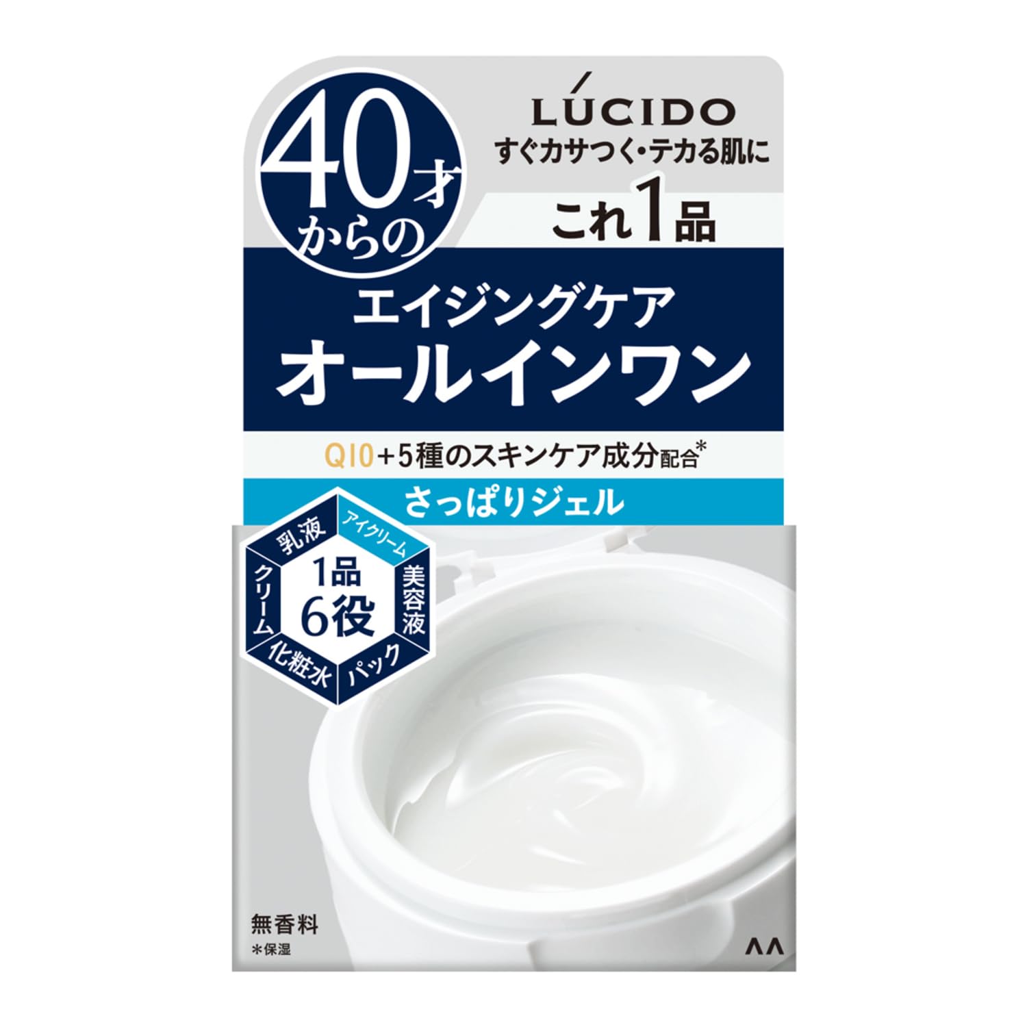 LUCIDO(루시드) 퍼펙트 스킨젤 [40세부터의 남성용 보습 올인원]