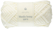 Marchenart Manila Hemp Yarn Craft Thick col.500 White 20g Approx. 50m 1 ball