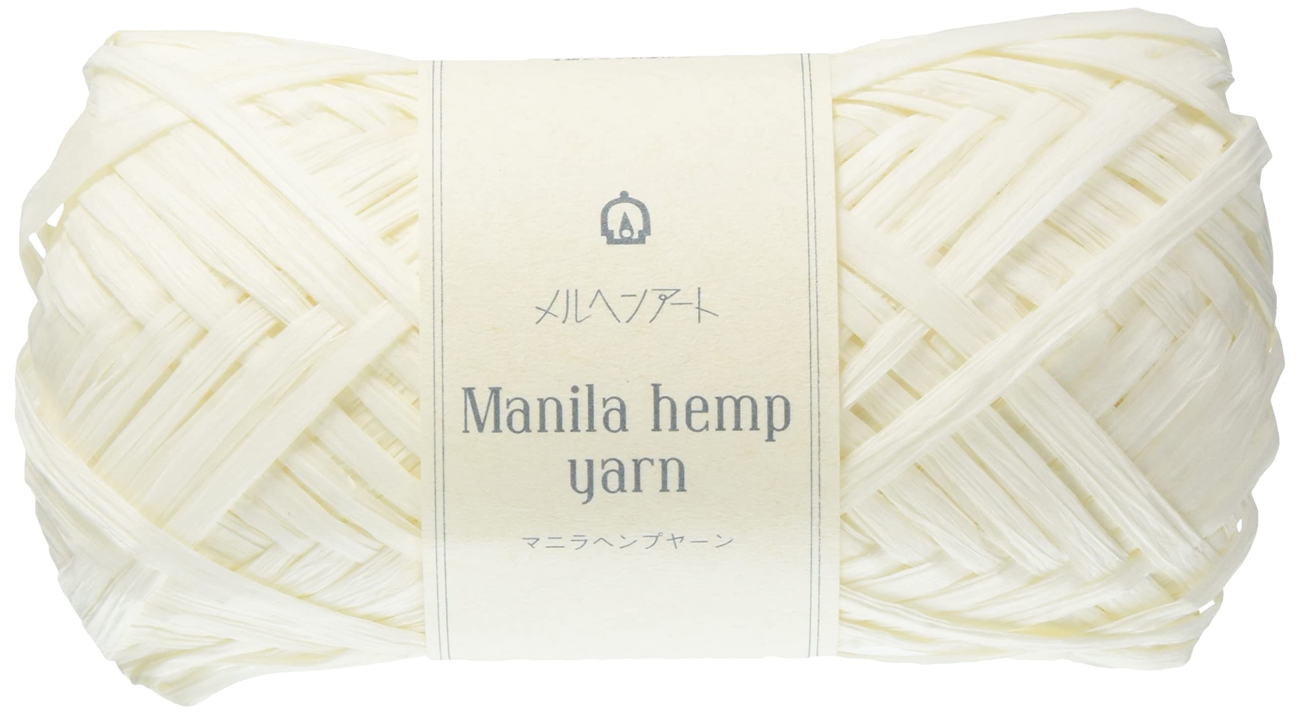 Marchenart Manila Hemp Yarn Craft Thick col.500 White 20g Approx. 50m 1 ball