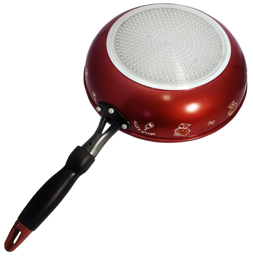 Skater IH Gas Fire Compatible Diamond Coated Frying Pan 26cm Hello Kitty Sanrio AFP26