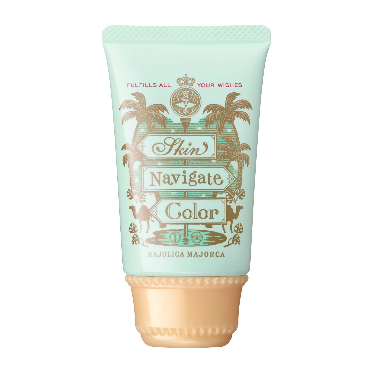MAJOLICA MAJORCA (마조리카 마요르카) 스킨 내비게이트 컬러 민트 그린 35g SPF30 · PA +++ | 화장 기초 | 크림 모양 | 투명감 자외선 컷 테카리 방지