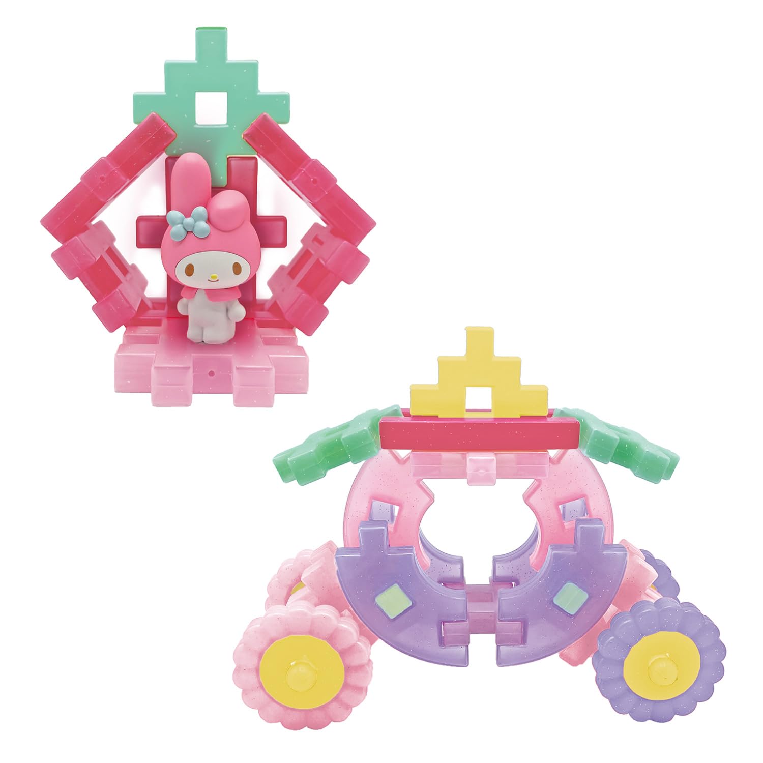 Gakken New Block My Melody Outing Bag (Target Age: 3 years old and above) Sanrio Blocks 10 Types 38 Parts 1 Figure 83091