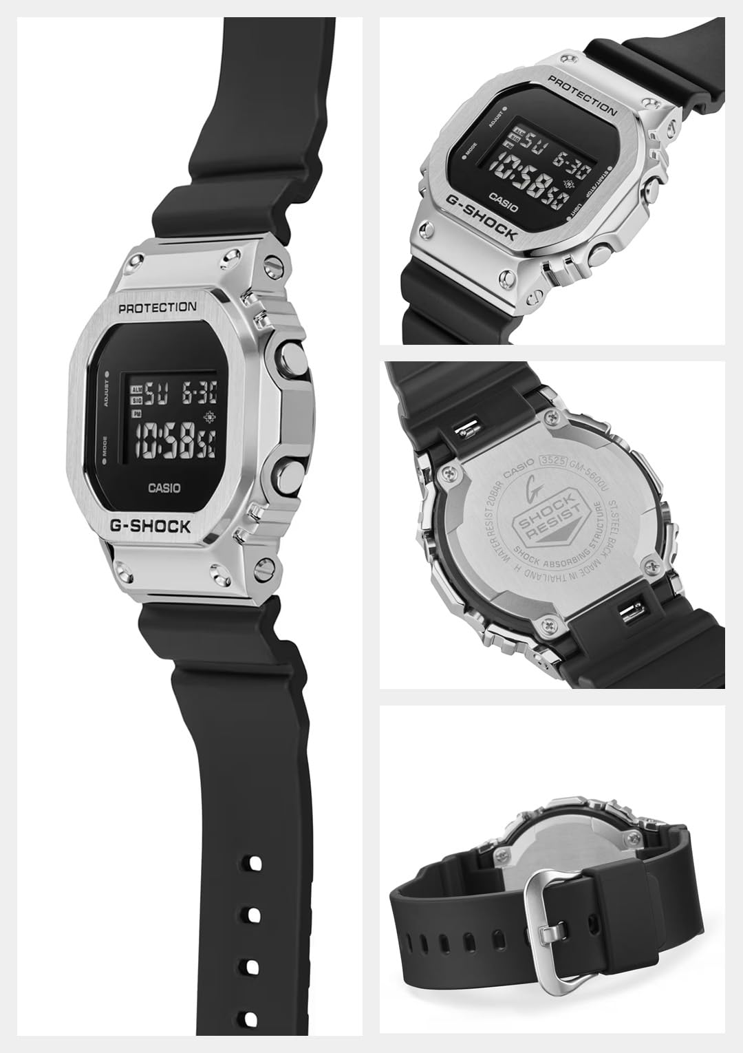 [Casio] G-Shock Watch [Domestic Genuine Product] Metal Covered GM-5600U-1JF Men's Black