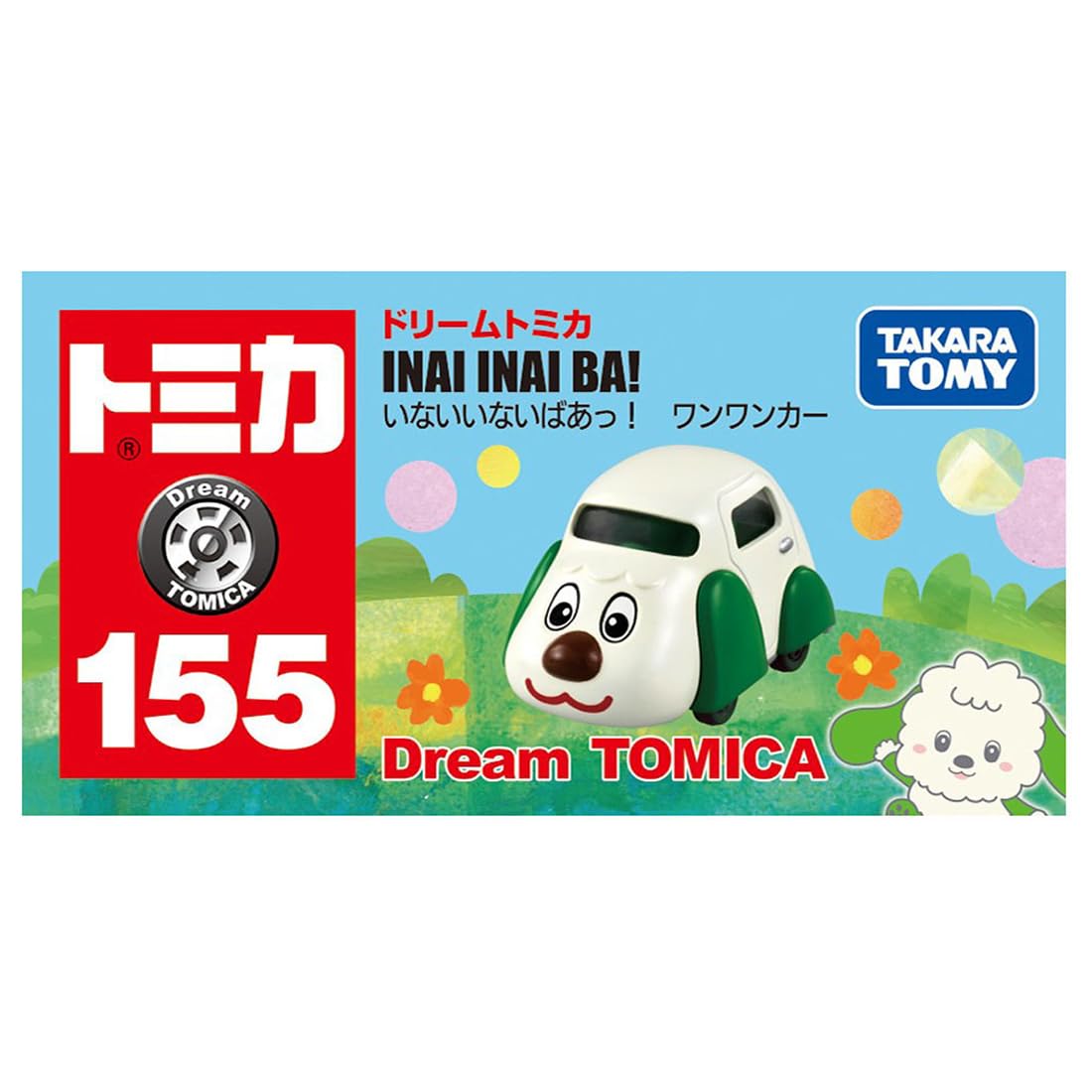 TAKARA TOMY Tomica Dream Tomica NO.155 Inai Inai Baa! One One Car Mini Car Toy Ages 3+