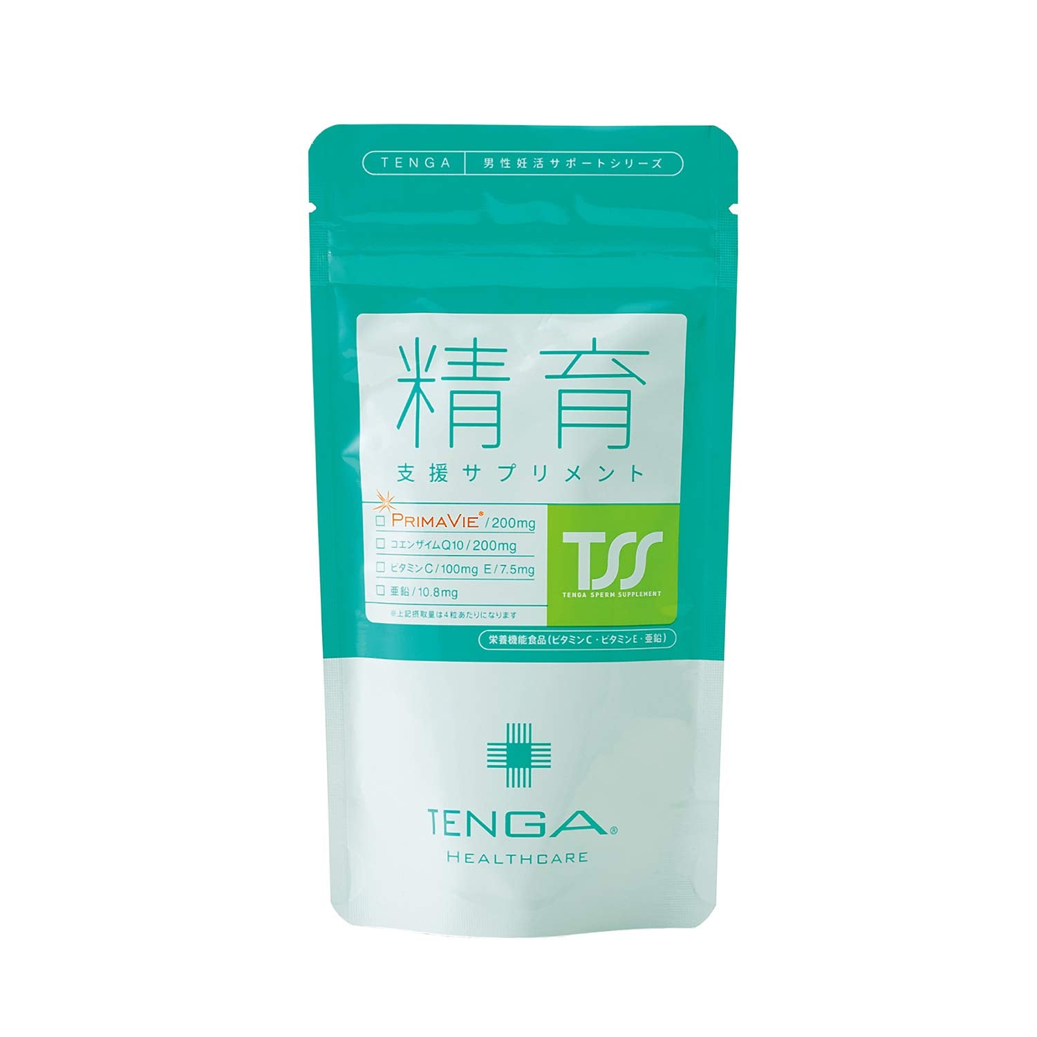 TENGA 헬스케어 정육지원 보충제 성 건강 남성용 임활 보충제 프리마비에 시라짓 코엔자임 Q10 아연 120정 30일분
