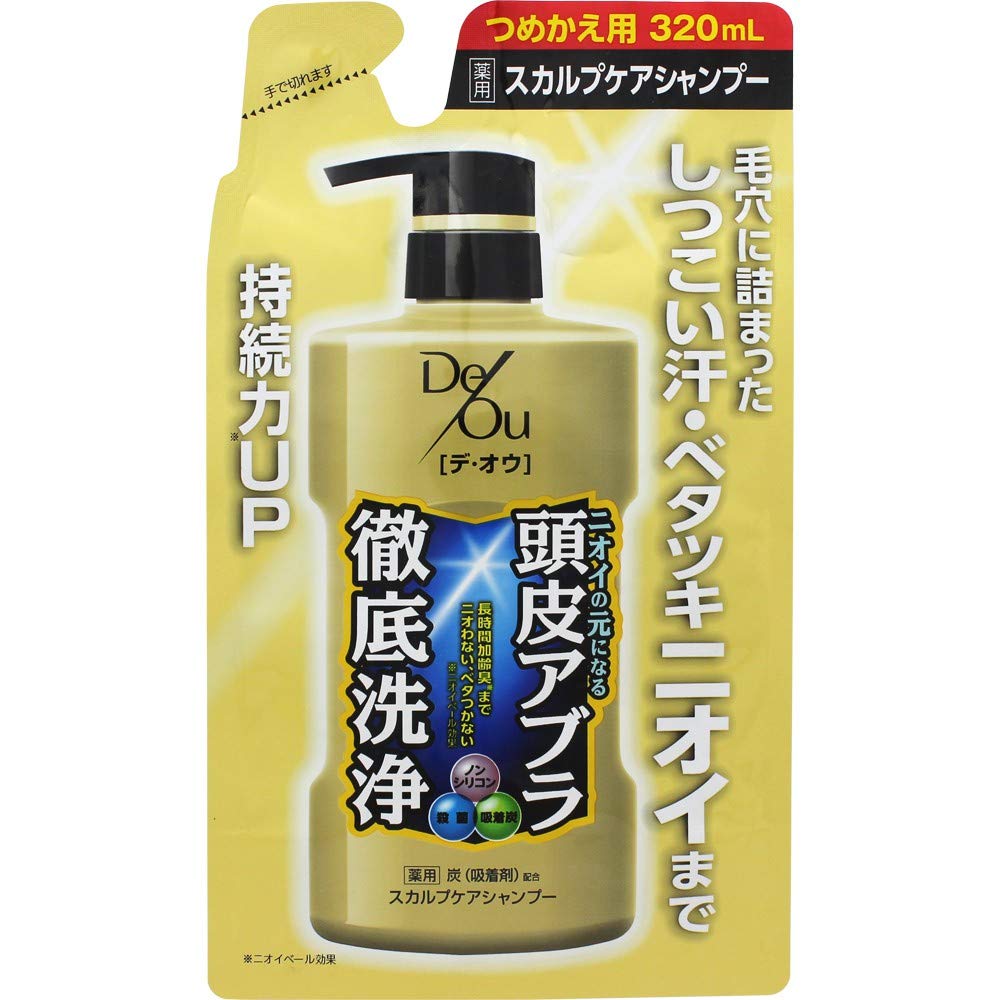 [Quasi-drug] De Ou Medicated Scalp Care Thorough Cleansing Shampoo Refill 320ml