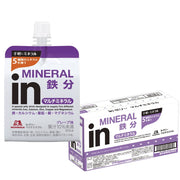 모리나가 제과 in젤리 멀티미네랄 180g × 6개 포도맛 10초 충전 영양기능식품(철·칼슘·아연·구리) 철분 아침식사 방재 비상식 삽입 컨디션 관리 국산