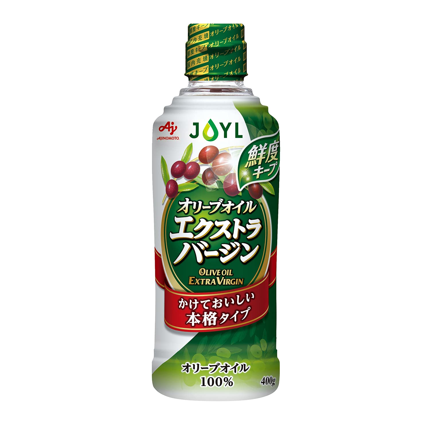 JOYL 올리브 오일 엑스트라 버진 (올리브 오일 100%) 아지노모토 J-오일 밀스 병 400g