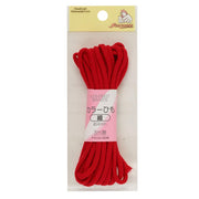 KIYOHARA Sankokko Color String Thin Width 4mm x Length 3m Dark Red SUN55-10