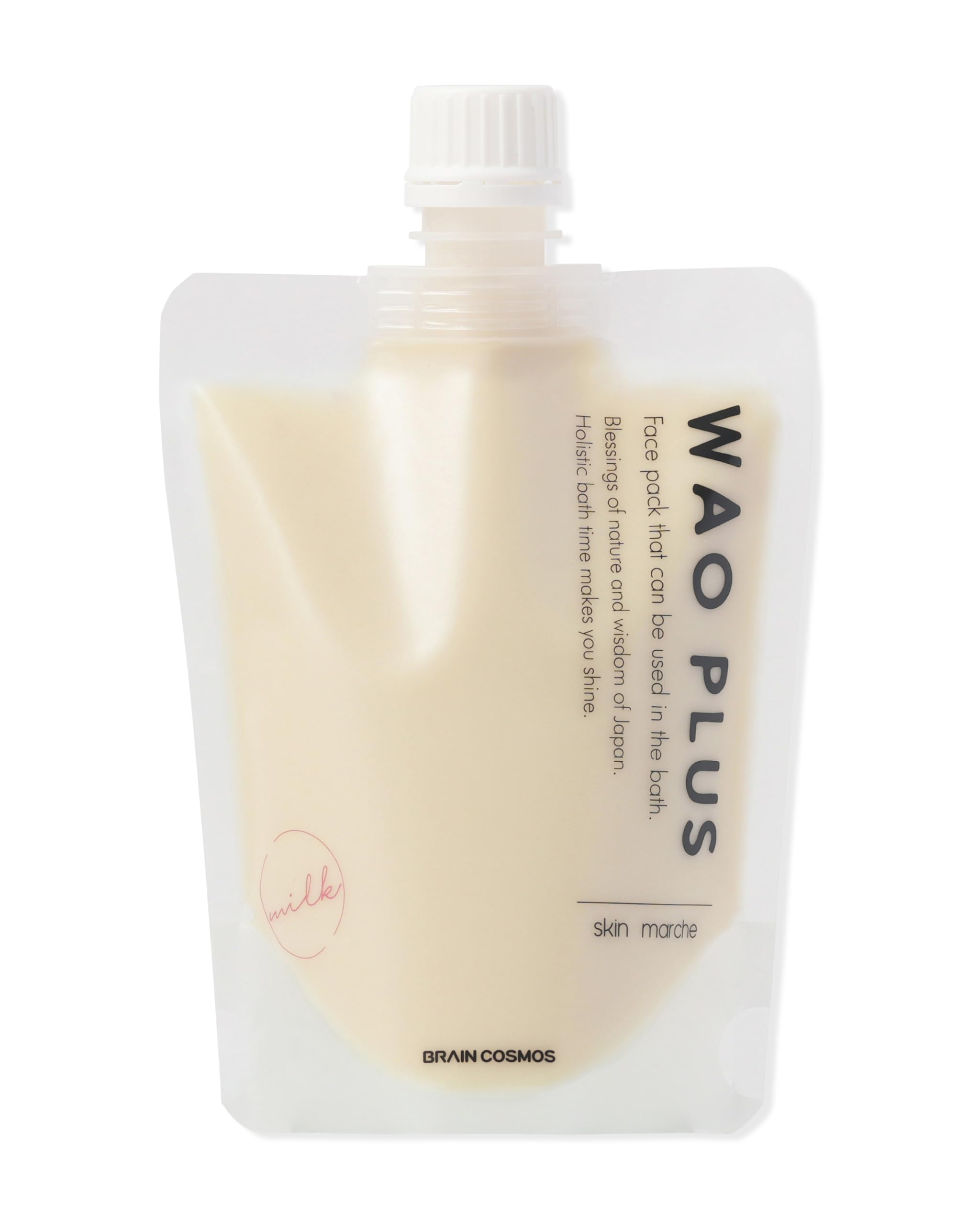 [Milk] WAOPLUS Plant-based Milk Booster Mask Wash-off Pack Fermentation Moisturizing Dry Bath Care Japan 180g