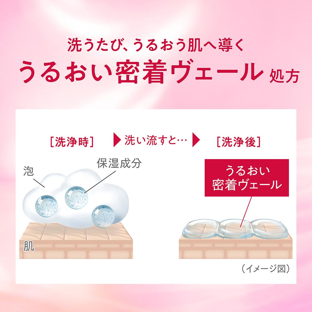 hadakara LION Body Soap Foam Creamy Soap Scent Refill 440ml Foam Body Soap