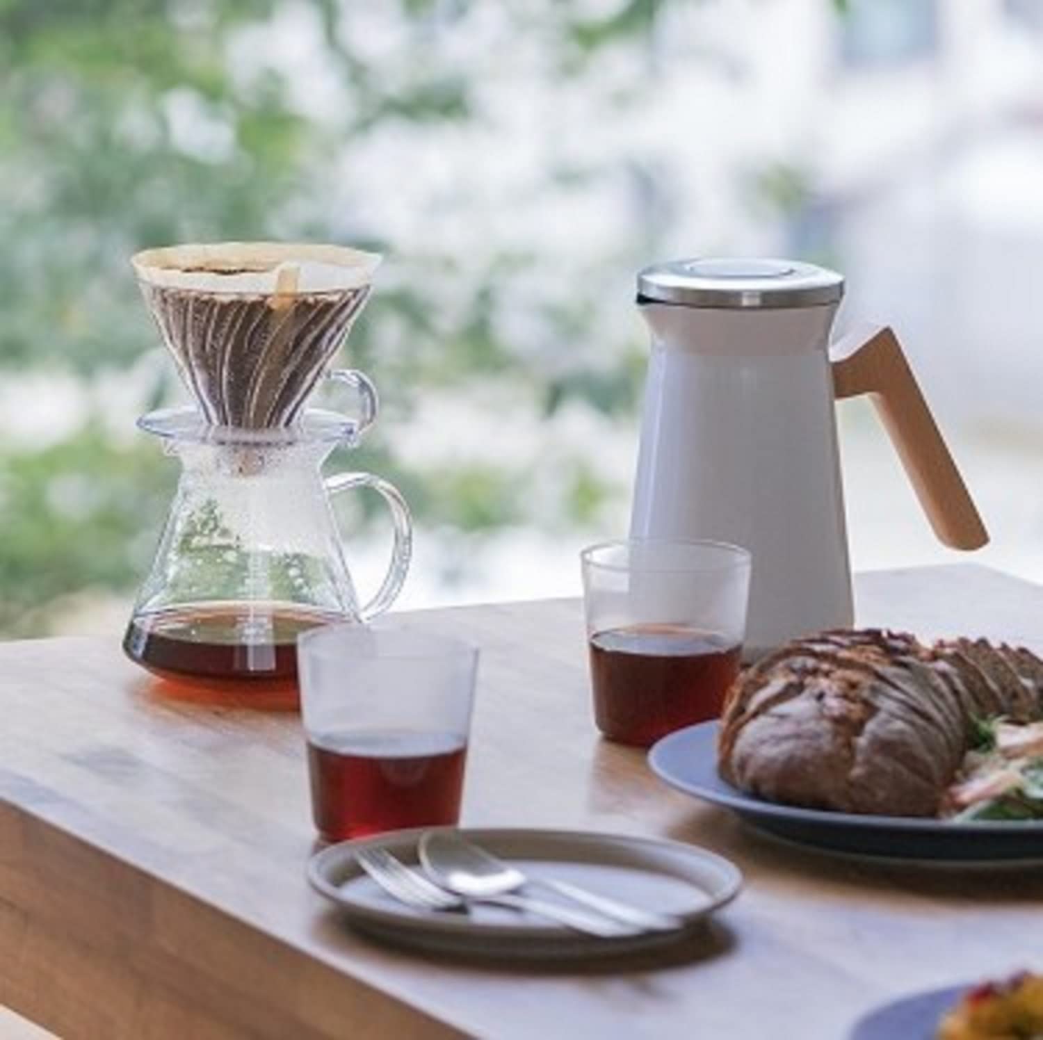 HARIO V60 Glass Brewing Kit Practical Capacity 600ml Server for 1~4 Cups Transparent JapanMade by S-VGBK-02-T