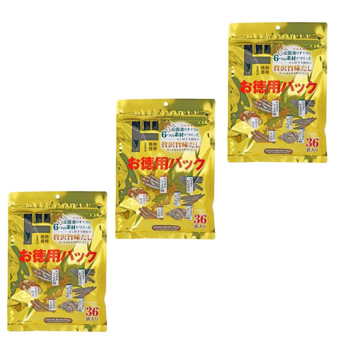 Donki Dashi Pack Large Capacity | Domestic Ingredient Blend (bonito, sardine, kelp) | Authentic dashi with additive-free flavor | Dashi Pack convenient for everyday cooking