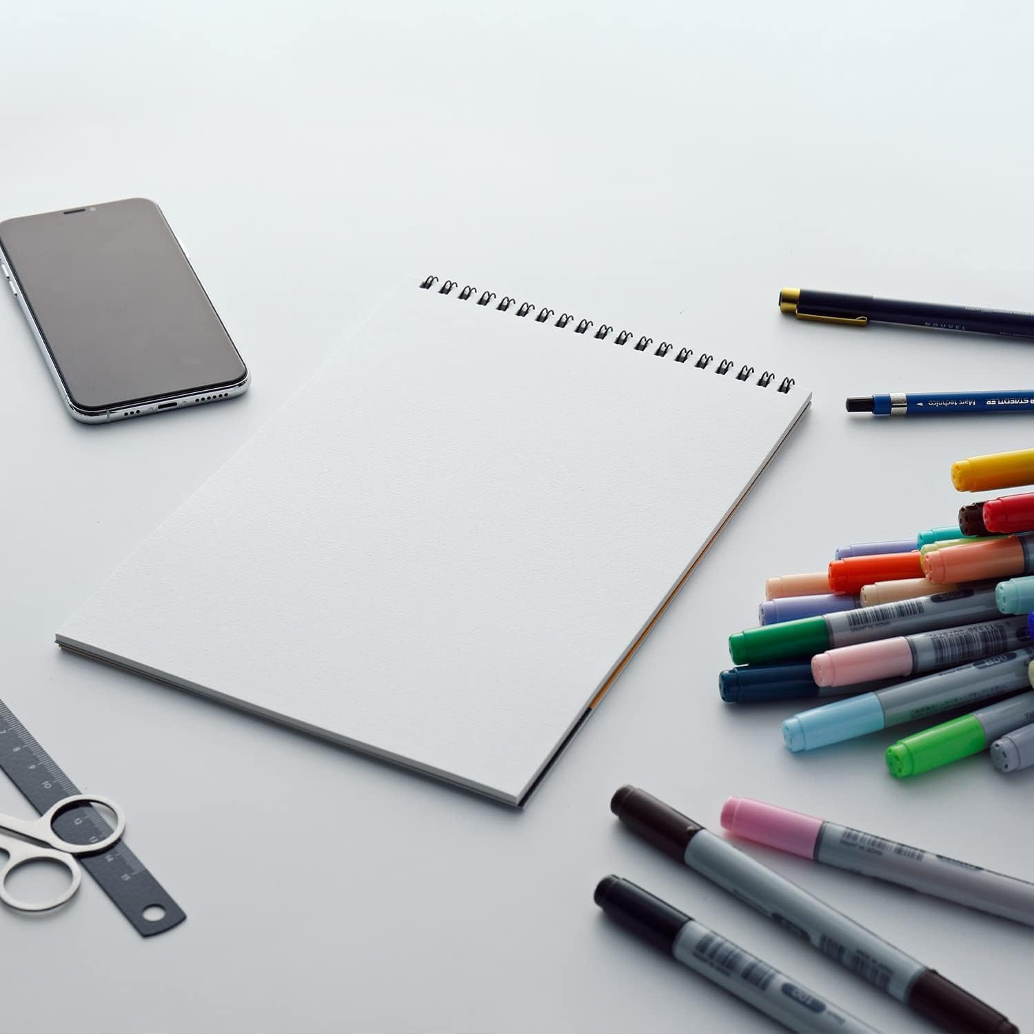 Maruman Sketchbook A4 Design Series Drawing Paper Narrow Opening 24 Sheets 3 Book Set S131X3