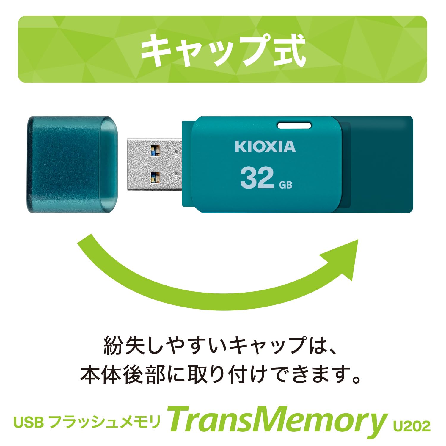 KIOXIA [Made in Japan] USB flash memory 32GB USB2.0 Domestic support genuine product KLU202A032GL