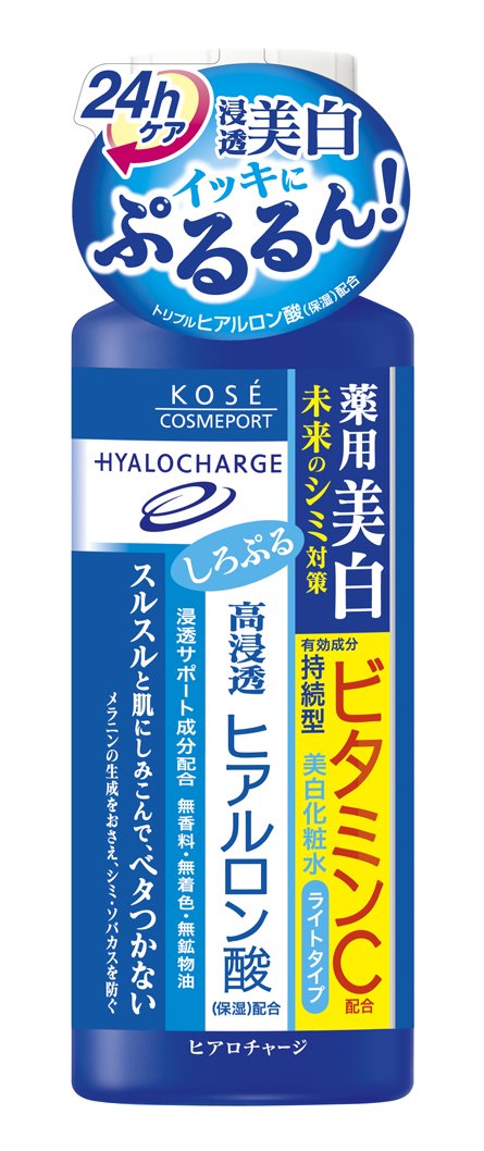 KOSE HyaloCharge White Medicated White Lotion L (Light Type) 180mL (Quasi-drug)