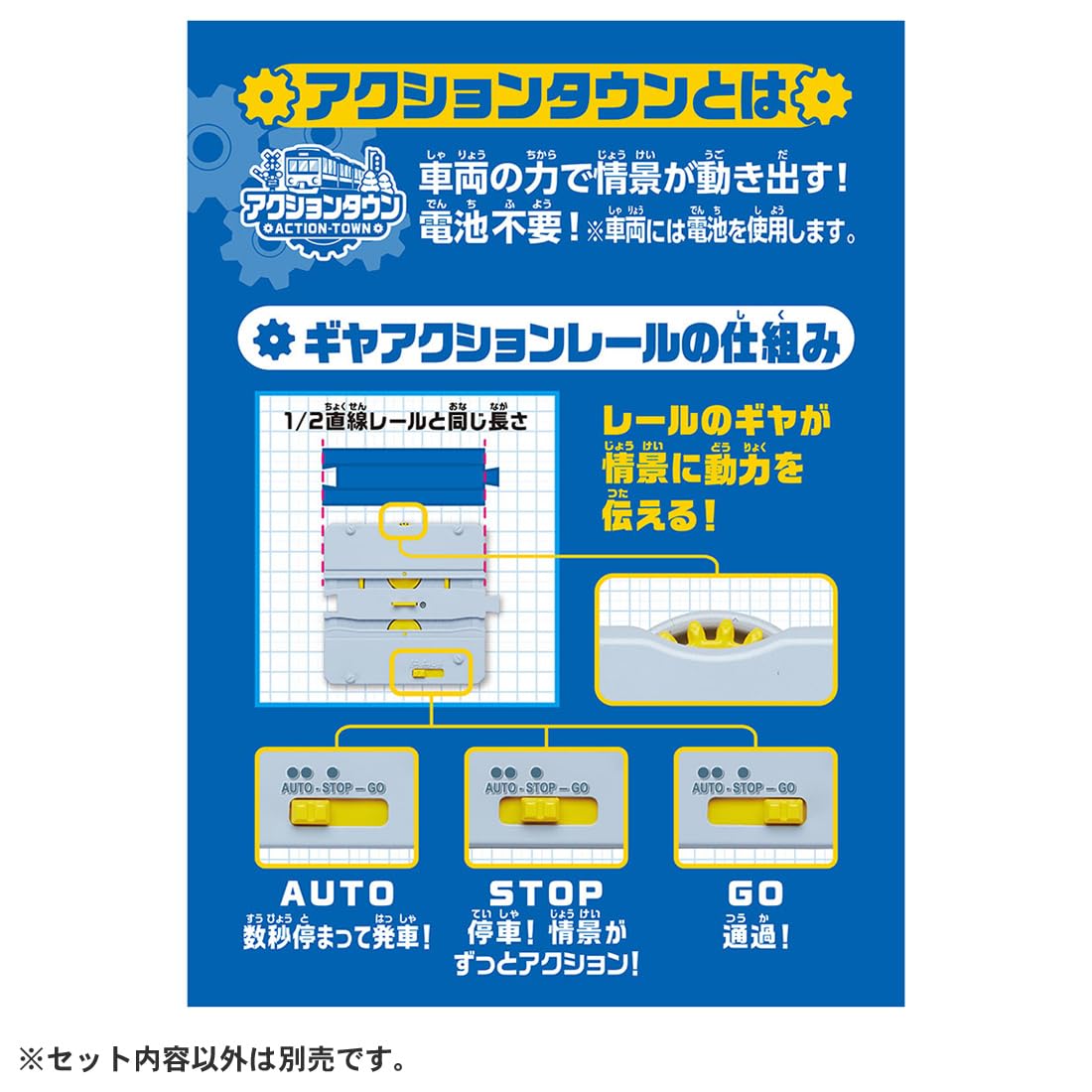 TAKARA TOMY Plarail J-12 Action Town Guruguru Drive Thru Train Toy Ages 3 and up