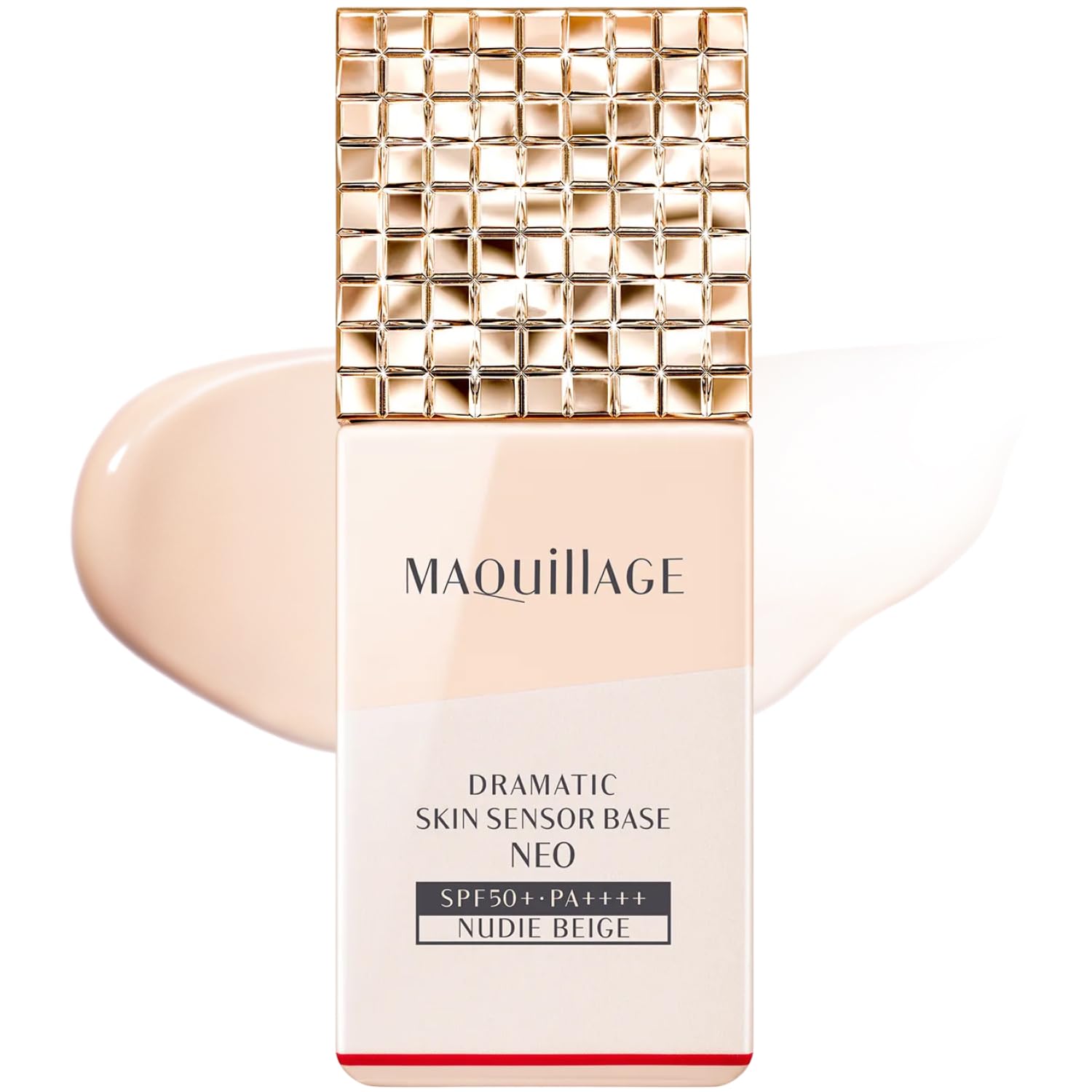 MAQUILLAGE Dramatic Skin Sensor Base NEO Nudie Beige 25mL SPF50+ ・ PA++++ | Makeup base | Liquid form | Unscented | Makeup lasting shine UV protection Pore correction Tone up | Shiseido