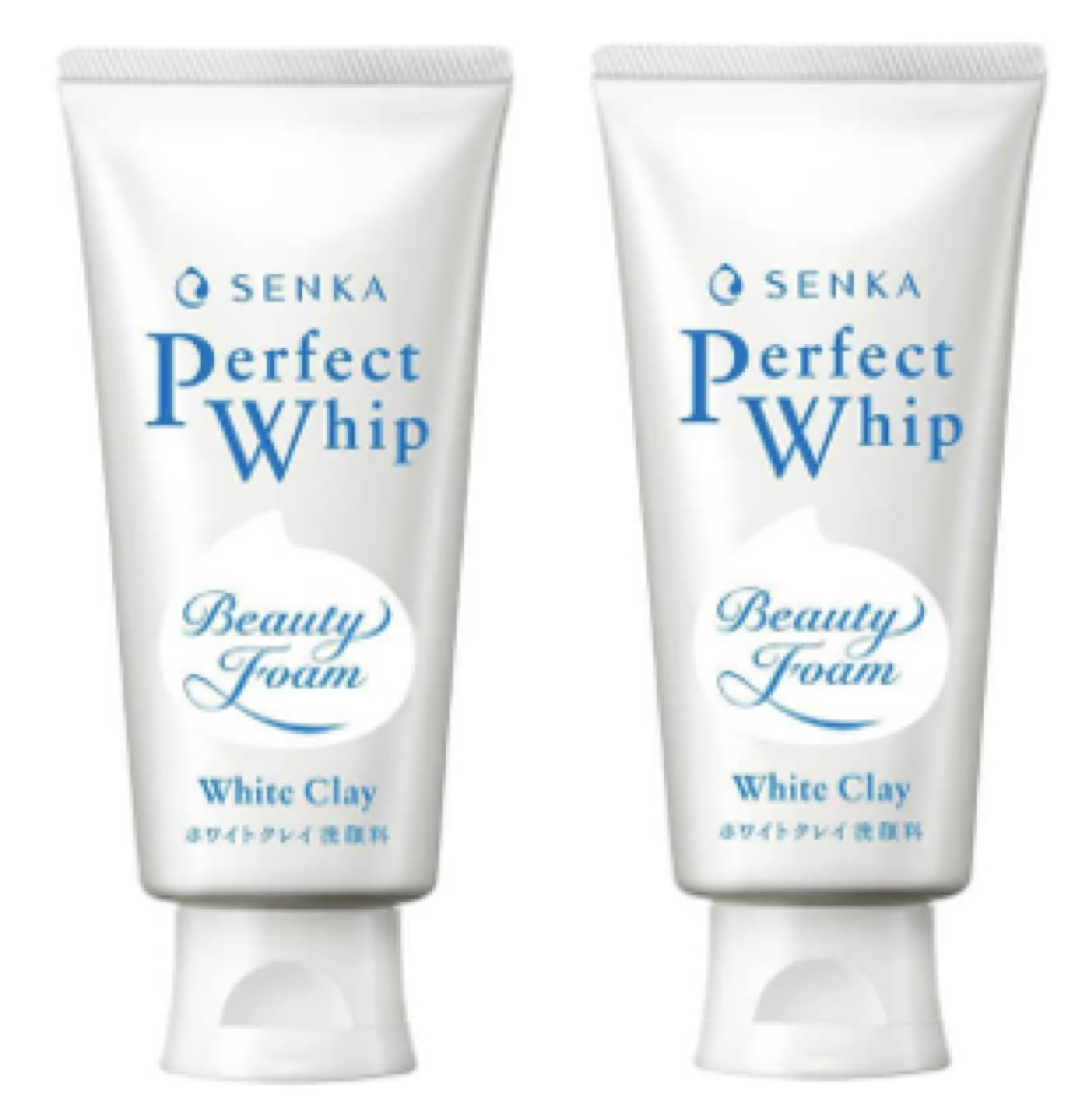 [Bộ 2] Sữa Rửa Mặt Senka Perfect Whip White Clay 120g