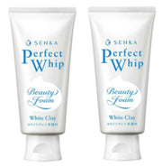 [Bộ 2] Sữa Rửa Mặt Senka Perfect Whip White Clay 120g