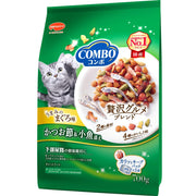 콤보 캣 푸드 캣 【풍부한 재료】 【국산】 【소분 포장】 참치 맛 · 가다랭이 · 작은 물고기 첨자 고양이