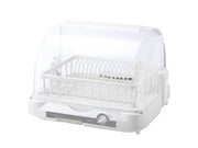 Koizumi Dish Dryer, Resin Basket, Silver Ion Processing, Low Noise Design, Timer Function, Made in Japan, White KDE-5001/W