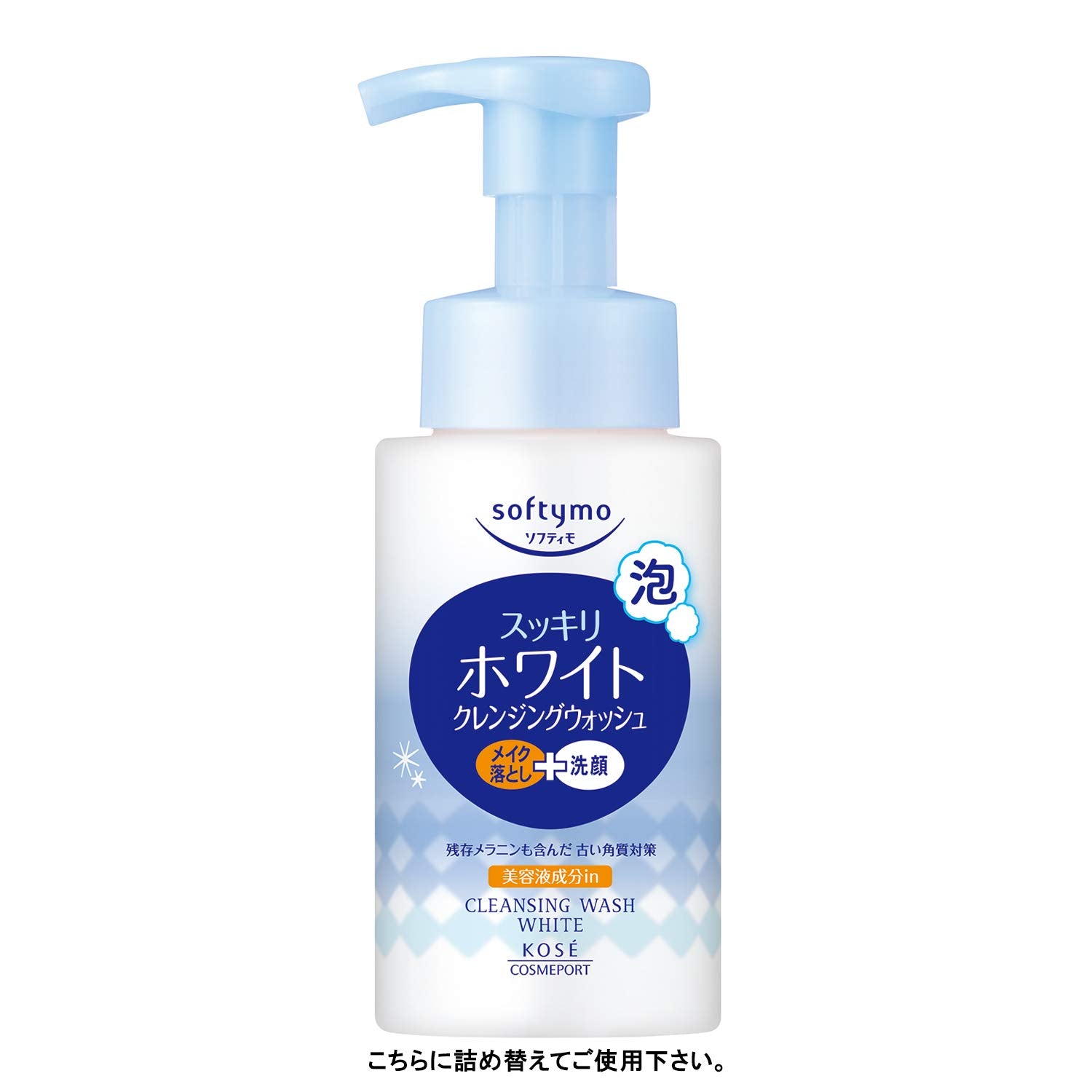 Softymo White Foam Cleansing Wash Refill 180mL