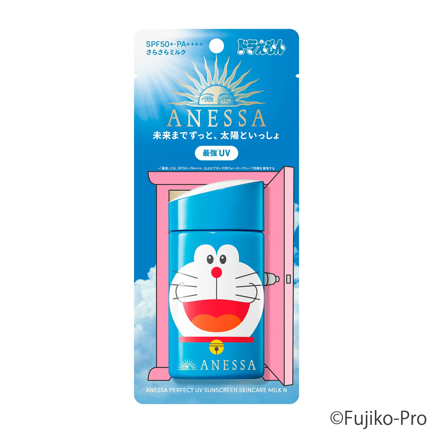 도라에몽×아네사 50+PA++++ 퍼펙트 UV 스킨케어 밀크 N 크림 60ml DR1