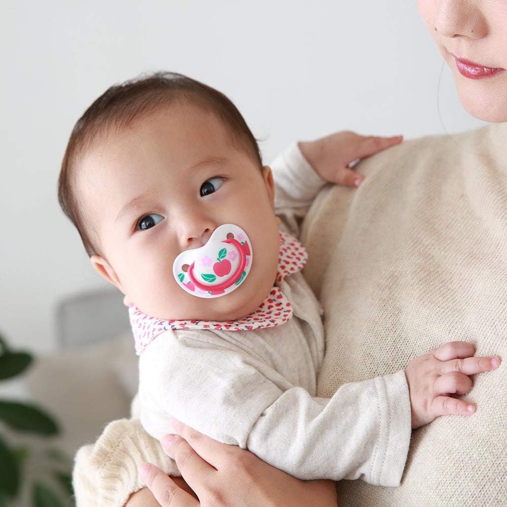 PIGEON Pigeon Pacifier Fun Friends 3-6 Months Special Cover Included Sweets Pattern Skin-friendly Silicone M Size