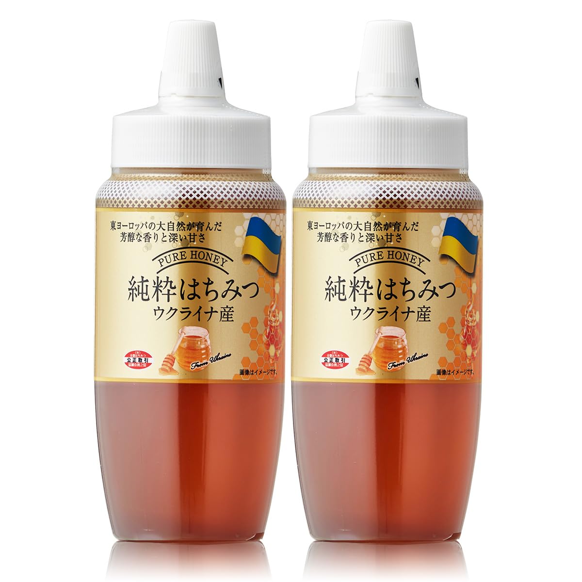 BeeWorks Ukrainian pure honey 1000g (500gx2) 1kg honey honey