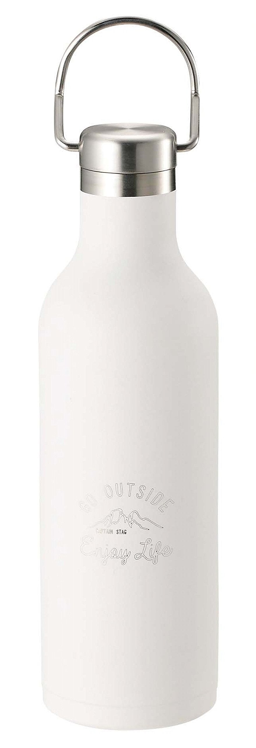 CAPTAIN STAG Monte Hanger Bottle 480 White UE-3422