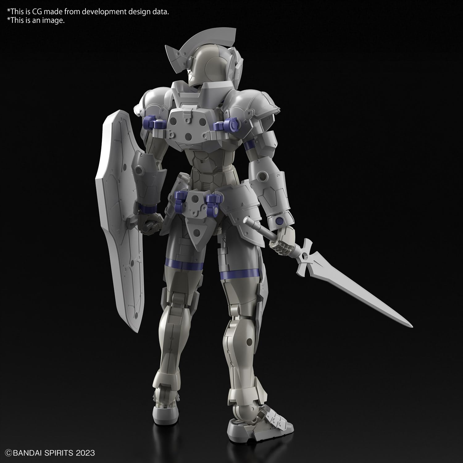 30MF Liber Knight color-coded plastic model