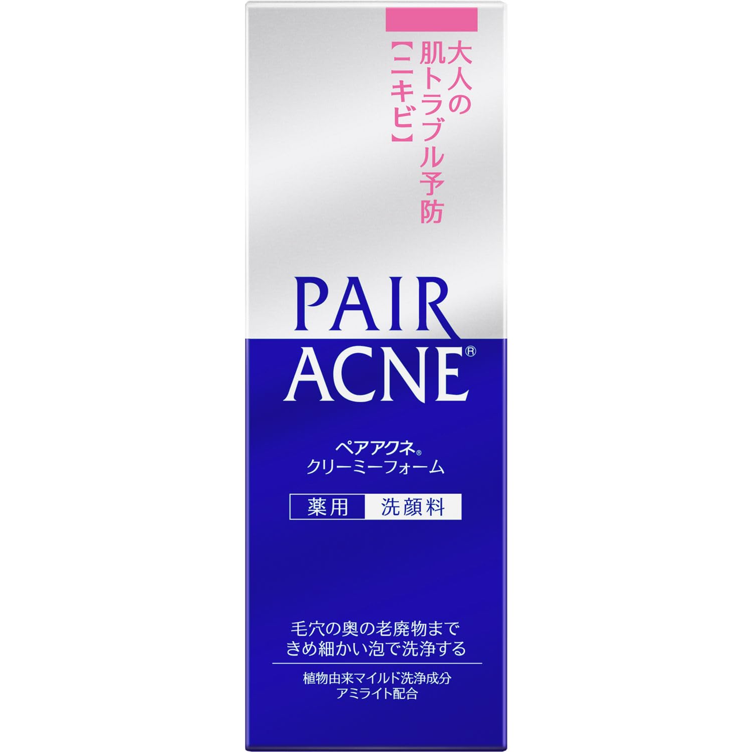 페어 여드름 [의약 부외품] 크리미 폼 약용 세안료 80g 저자극 여드름 예방